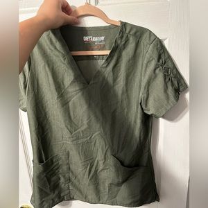 Grey’s anatomy heather olive/ army green Scrubs size Medium